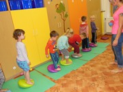 Cvičení zdravá dětská noha ve školce